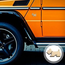  Adesivo per auto con cane